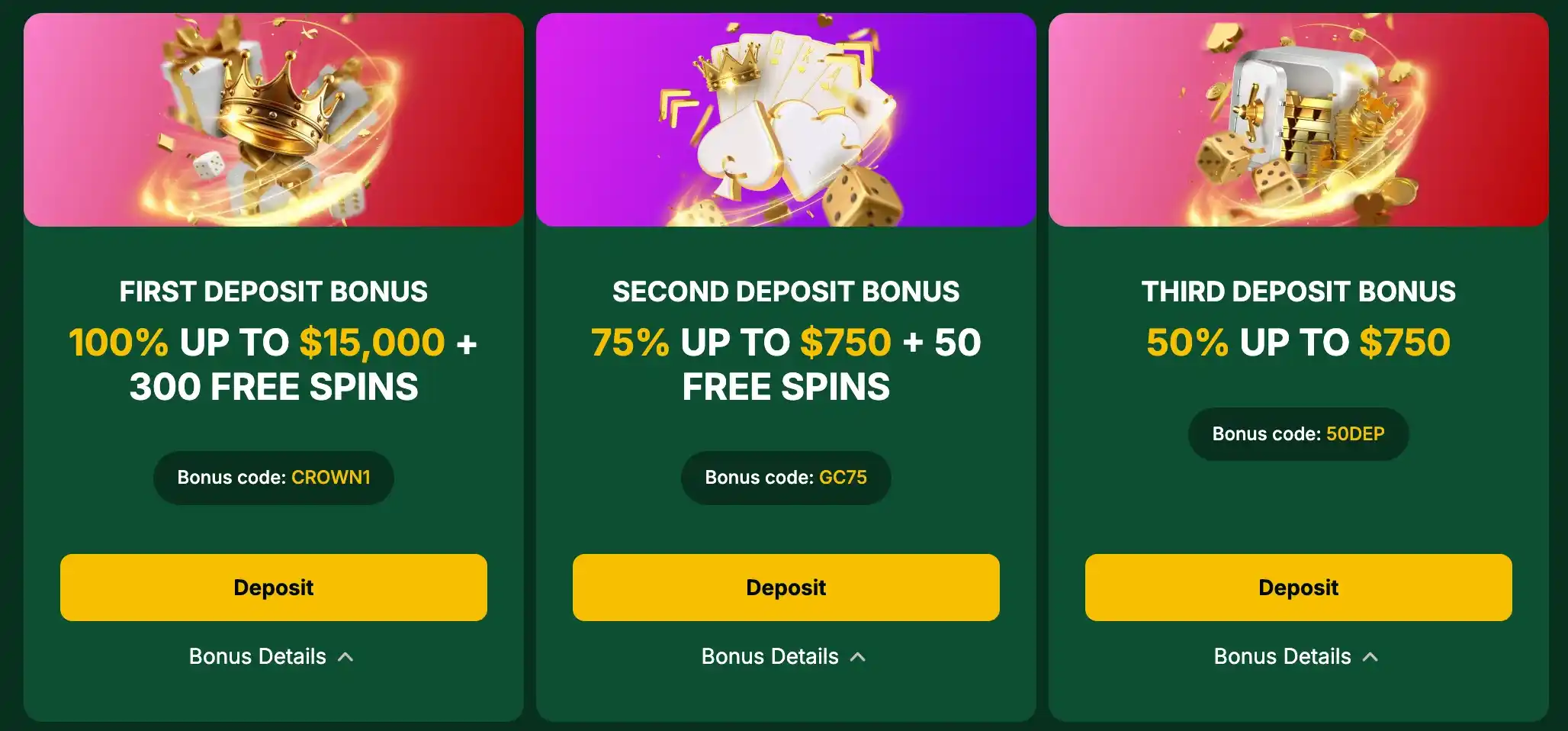 golden crown welcome bonus australia