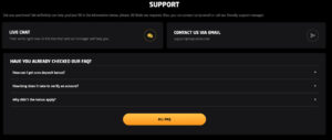 stay casino support