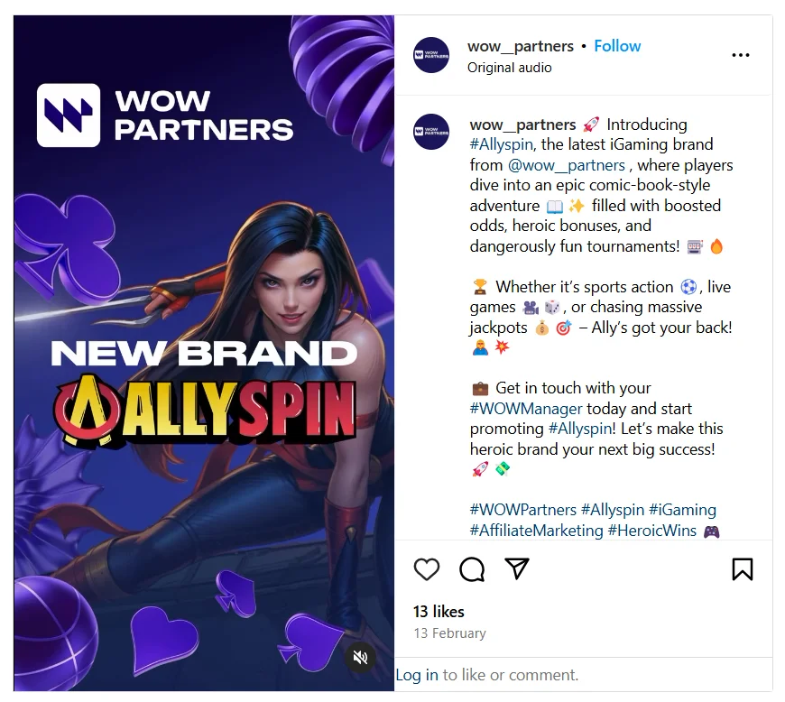 Allyspin Casino Social Media