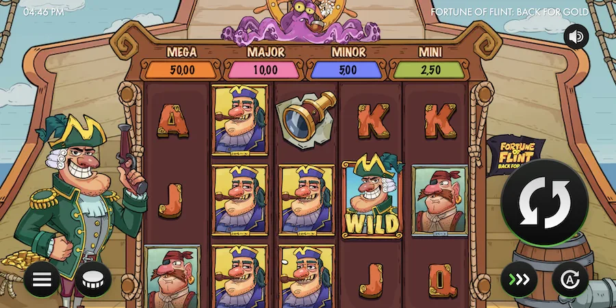 fortune of flint pokie by gamebeat