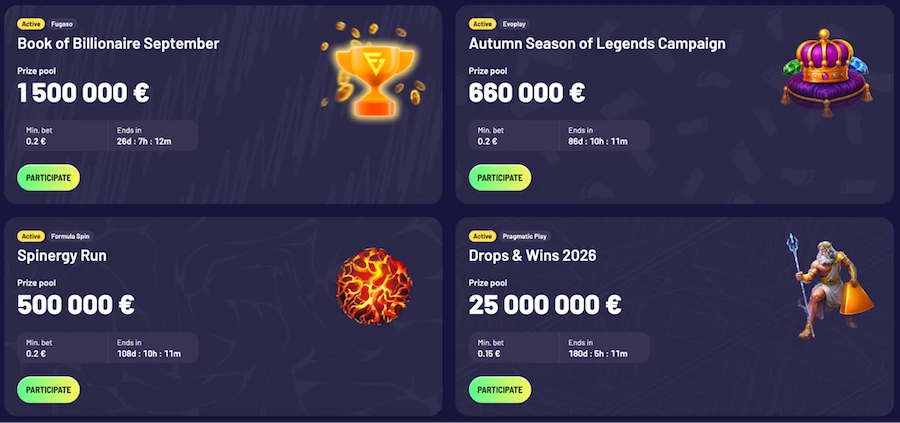 tuffpuff casino tournaments